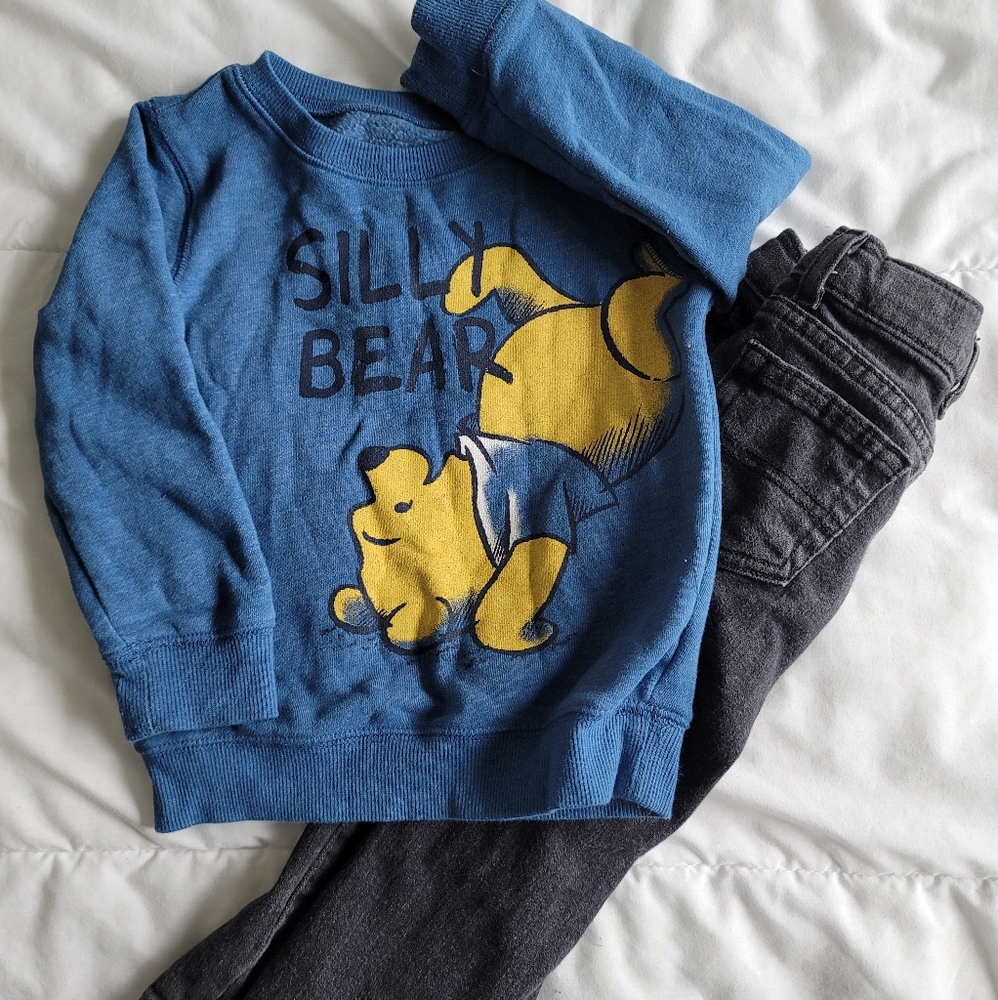 Pooh bear outfit 2t